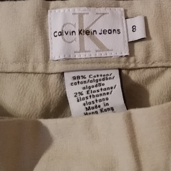 Calvin Klein Capri Pants Tan Size:8 - Picture 7 of 7